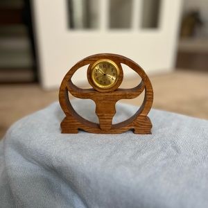 Longhorn Wood Clock